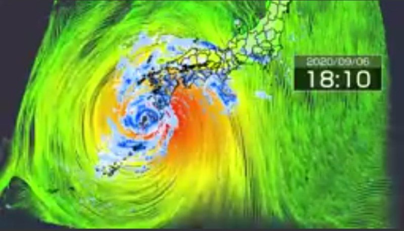 台风“海神”登陆日本九州，为当地带来创纪录的降雨